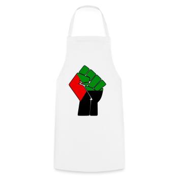 POING MADA - Tablier de cuisine - blanc - Devant - AI Model Male 185 dark (185cm)