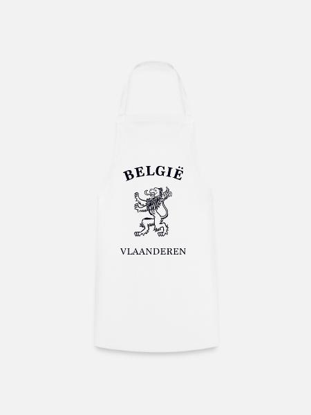 VLAANDEREN Belgien Belgium - Kochschürze - Weiß