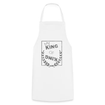 King of King - Tablier de cuisine - blanc - Devant - AI Model Male 185 dark (185cm)