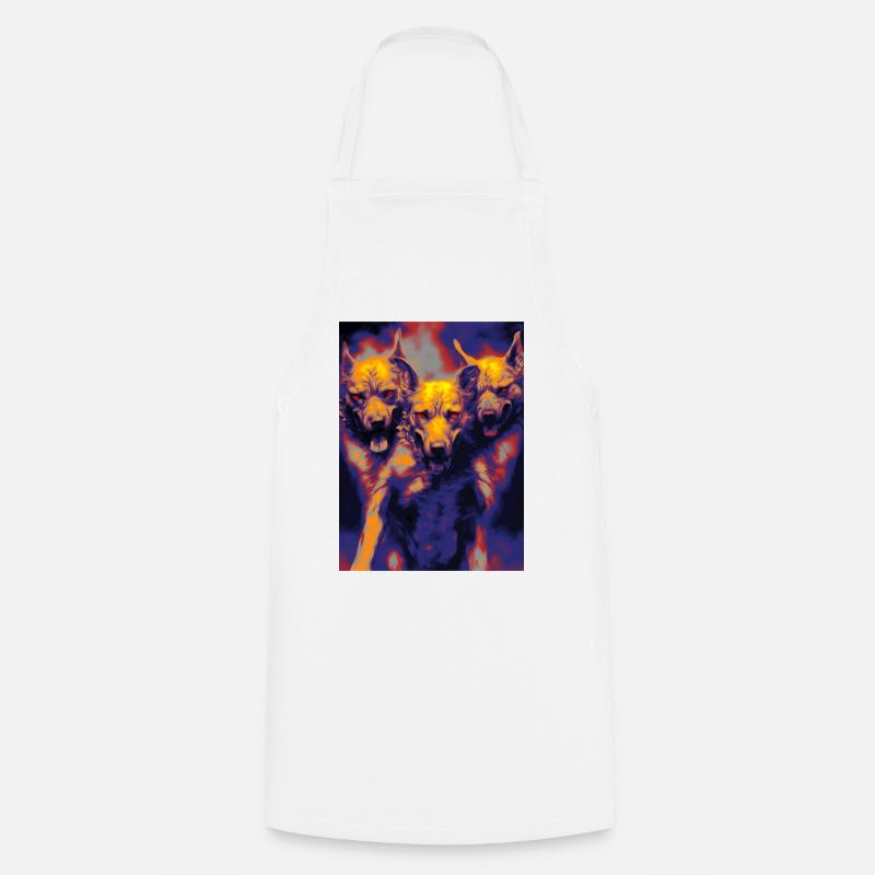 Cerberus - Cooking Apron - white