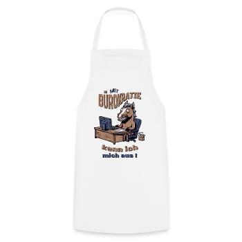 Bureau Hengst - Tablier de cuisine - blanc - Devant - AI Model Male 185 dark (185cm)
