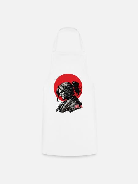 Ronin Krieger - Kochschürze - Weiß