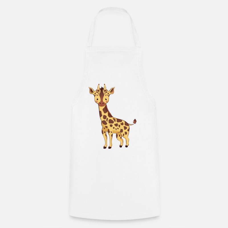 Giraffe - Kochschürze - Weiß