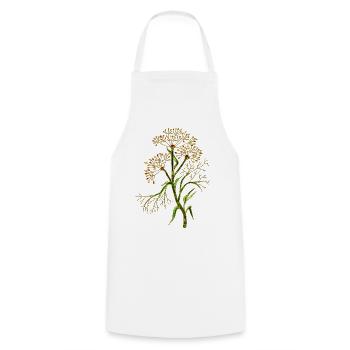 Fleur - Tablier de cuisine - blanc - Devant - AI Model Male 185 dark (185cm)