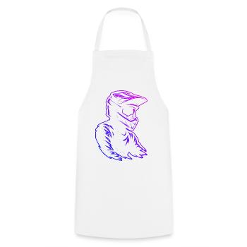 Great Motocross Gift for Motocross - Cooking Apron - white - Front - AI Model Male 185 dark (185cm)