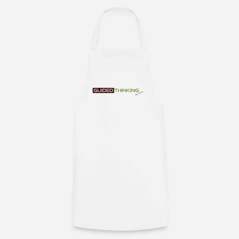 guided Thinking  - Cooking Apron - white