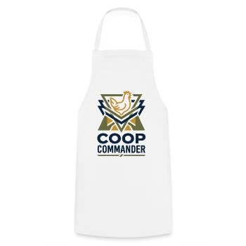 Chicken Checker - Cooking Apron - white - Front - AI Model Male 185 dark (185cm)