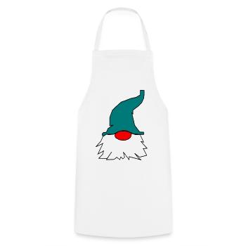 blauer_wichtel_21 - Tablier de cuisine - blanc - Devant - AI Model Male 185 dark (185cm)