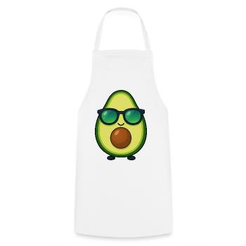 Avocado Gemüse Sommer Sonnenbrille Kawaii - Kochschürze - Weiß - Vorne - AI Model Male 185 dark (185cm)