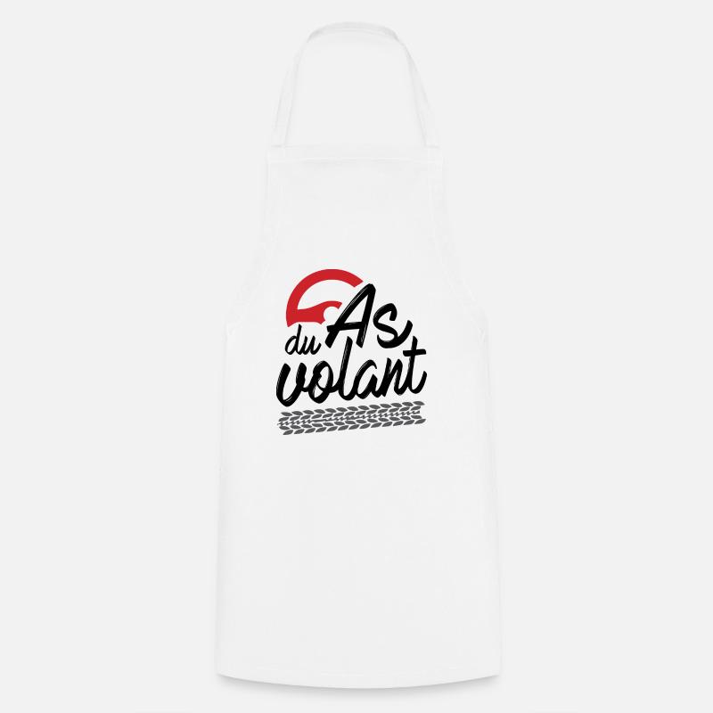 As du volant - Tablier de cuisine - blanc