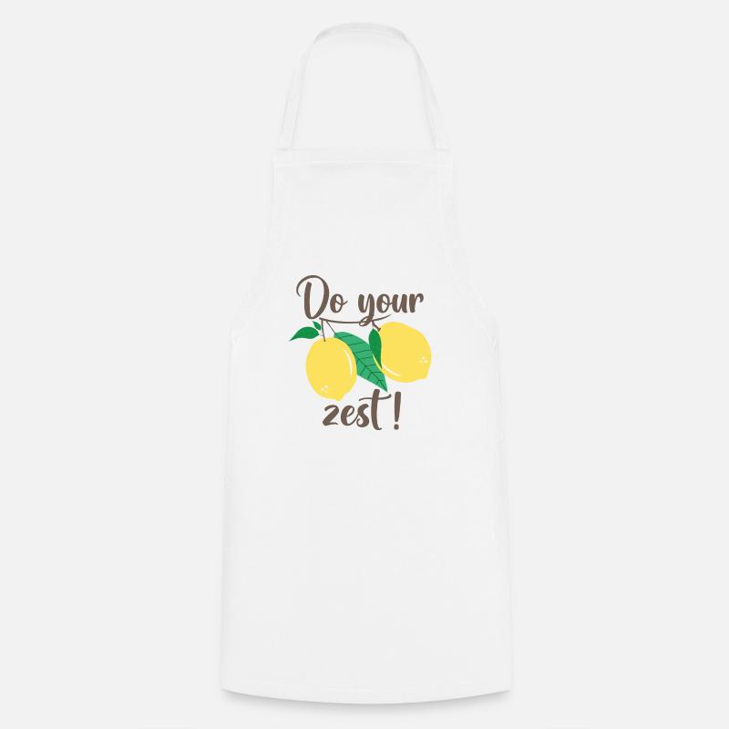Faites votre zeste - Tablier de cuisine - blanc