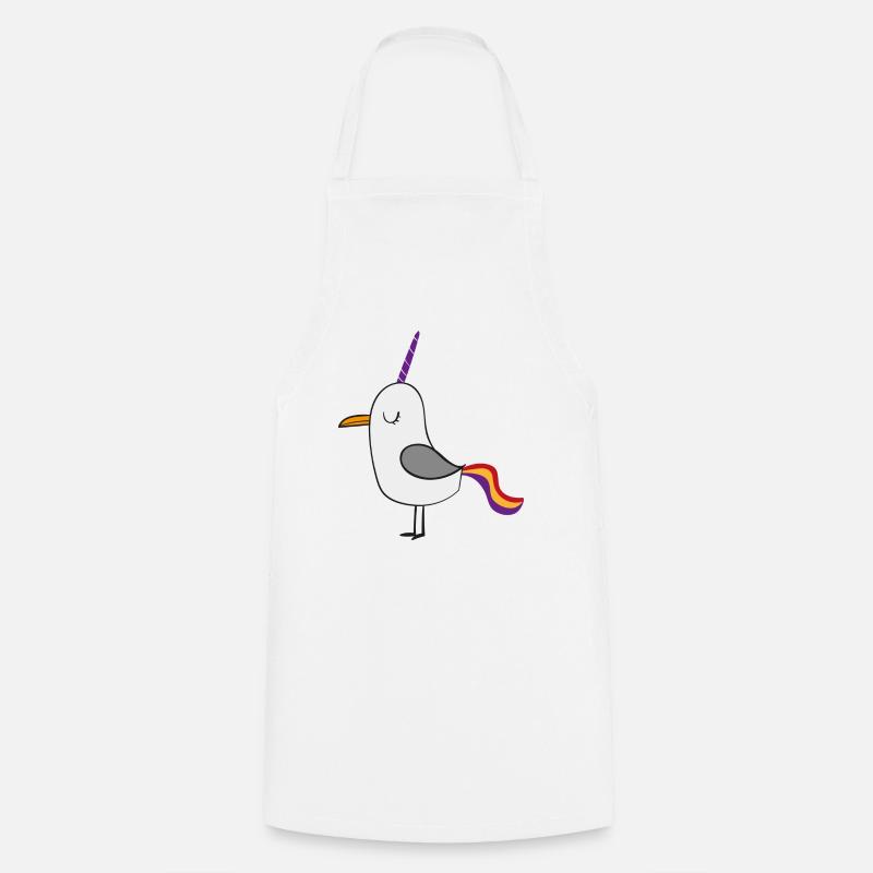 funny animals - Cooking Apron - white