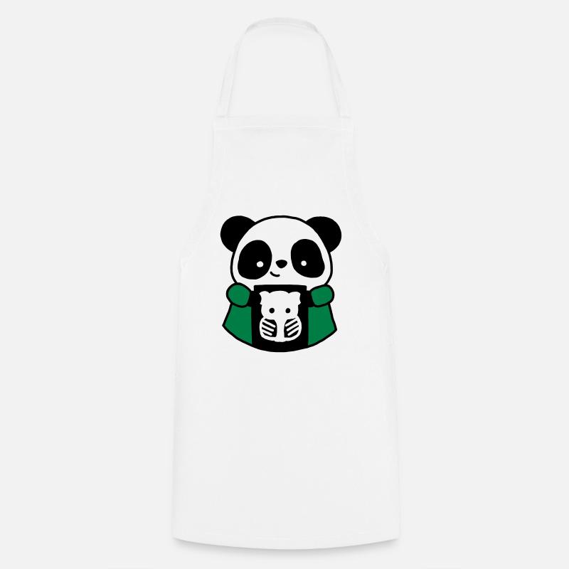 Panda TSRM radiology technician - Cooking Apron - white