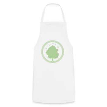 Tree of Life - Cooking Apron - white - Front - AI Model Male 185 dark (185cm)