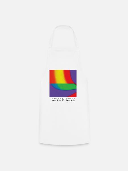 PRIDE - Kochschürze - Weiß