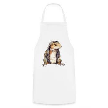 Fijo Salamandre - Tablier de cuisine - blanc - Devant - AI Model Male 185 dark (185cm)