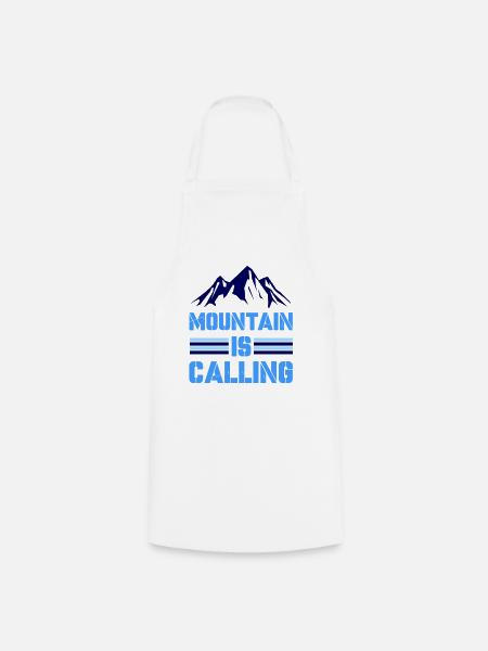 mountain adventure is calling - Kochschürze - Weiß