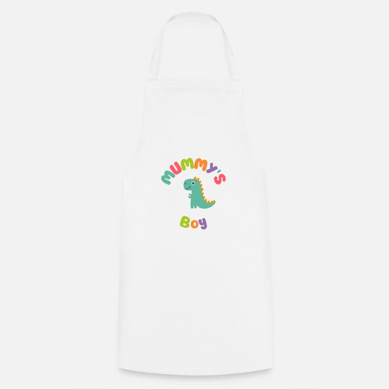 Mamas Junge Dino - Kochschürze - Weiß