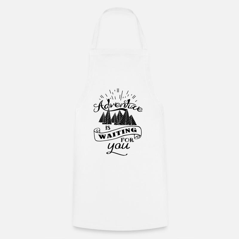 Be adventurous! - Cooking Apron - white