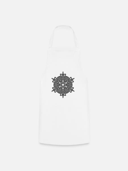 RF319BLACKUK - Tablier de cuisine - blanc