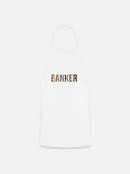 Bankier - Kochschürze - Weiß