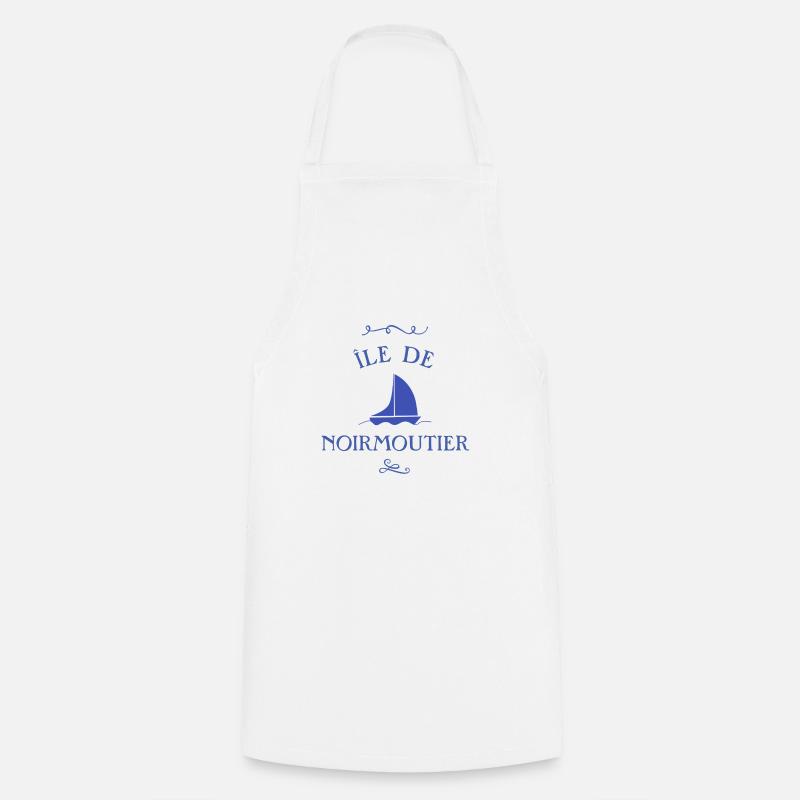 ile de noirmoutier bateau - Tablier de cuisine - blanc