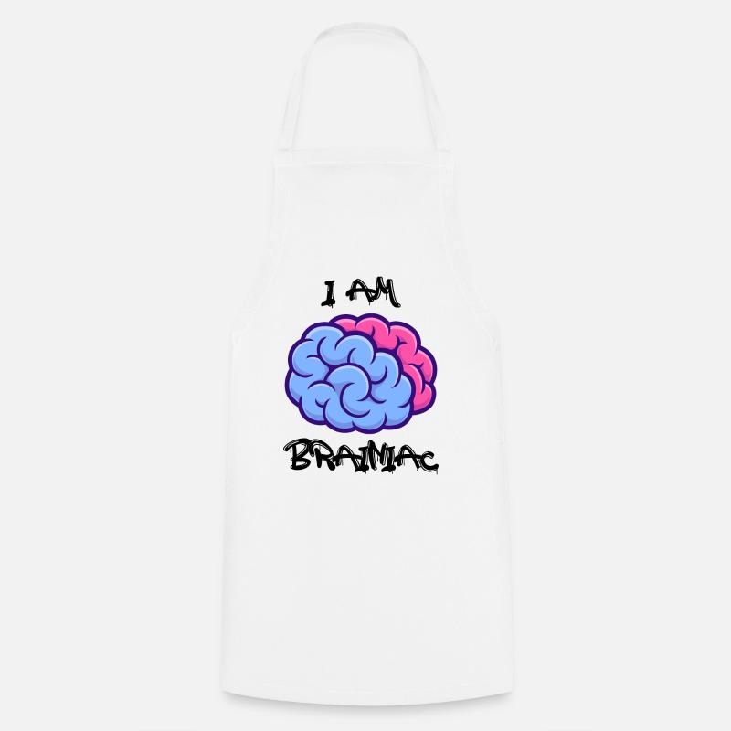 BRAINIAC - Tablier de cuisine - blanc