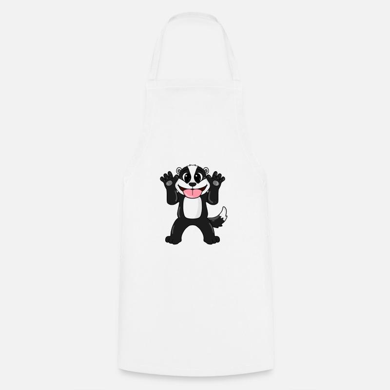 Badger - Cooking Apron - white