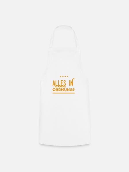 alles fein? - Kochschürze - Weiß