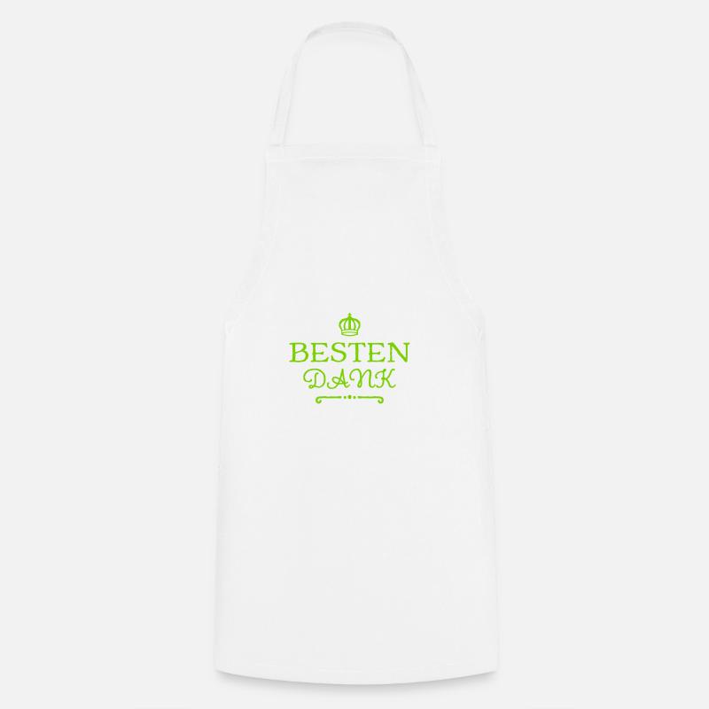 ich danke dir - Kochschürze - Weiß