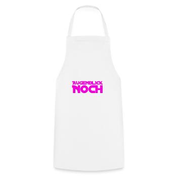 Verspätung - Kochschürze - Weiß - Vorne - AI Model Male 185 dark (185cm)
