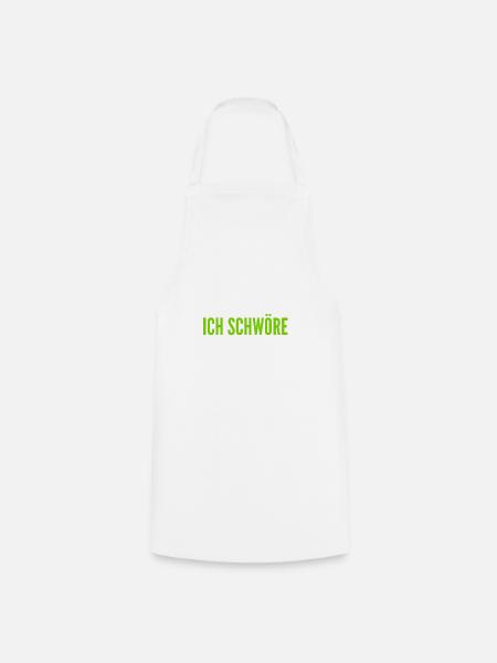 schwören - Kochschürze - Weiß