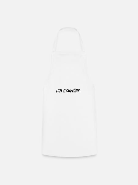 das kann ich schwören - Kochschürze - Weiß