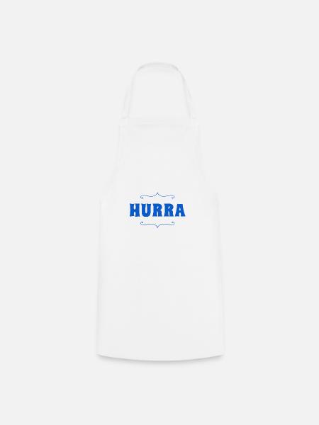 Hurra - Kochschürze - Weiß