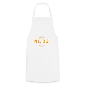 du machst es - Kochschürze - Weiß - Vorne - AI Model Male 185 dark (185cm)