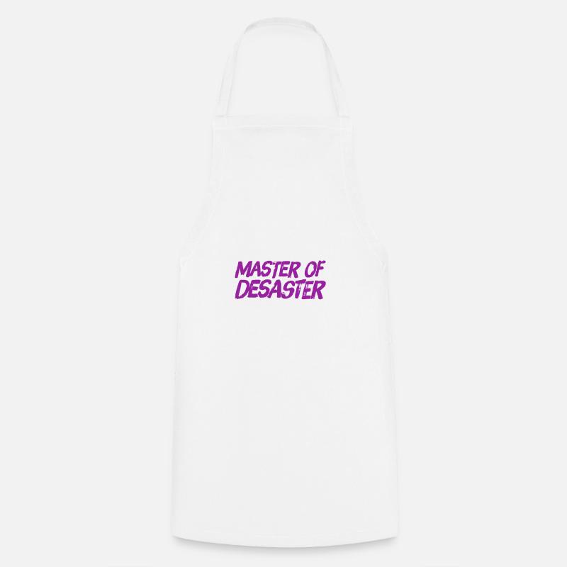 I love disaster - Cooking Apron - white