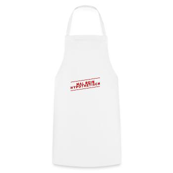 hypothétique - Tablier de cuisine - blanc - Devant - AI Model Male 185 dark (185cm)