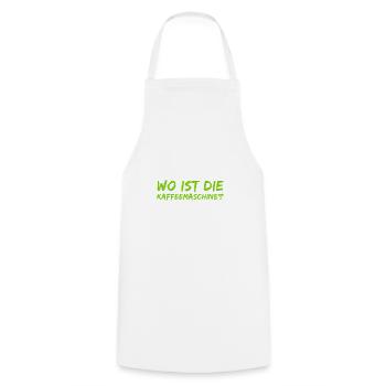 Le café fonctionne toujours - Tablier de cuisine - blanc - Devant - AI Model Male 185 dark (185cm)