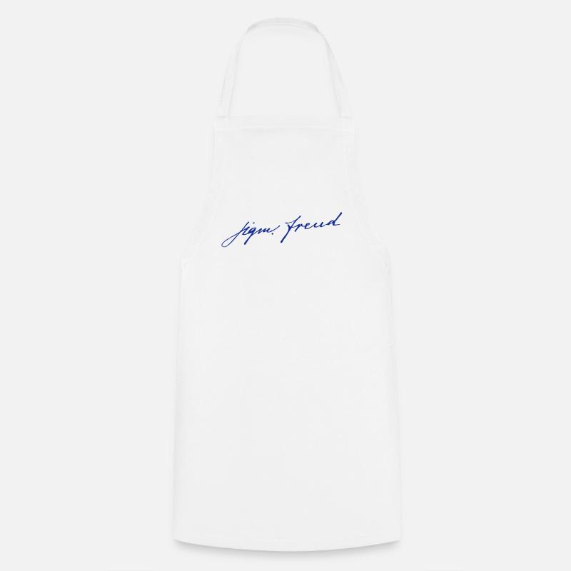 Sigmund Freud - Tablier de cuisine - blanc
