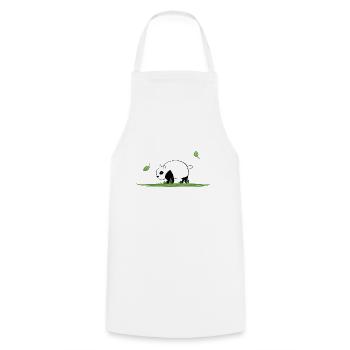 Tierliebe Cartoon Panda Ökosystem Natur Grass - Kochschürze - Weiß - Vorne - AI Model Male 185 dark (185cm)
