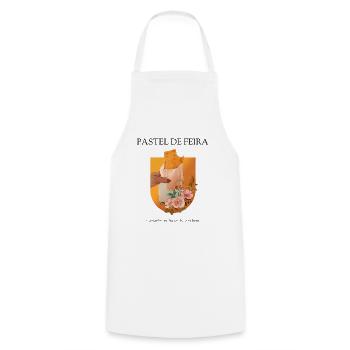 Pastel de Feira - Cooking Apron - white - Front - AI Model Male 185 dark (185cm)