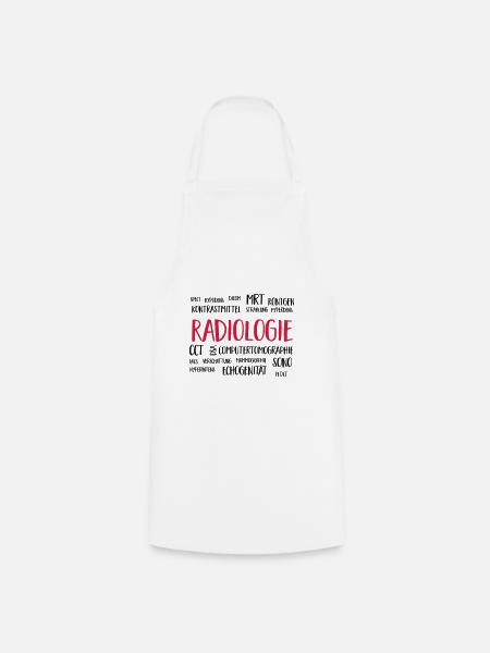 radiologiecloud - Kochschürze - Weiß