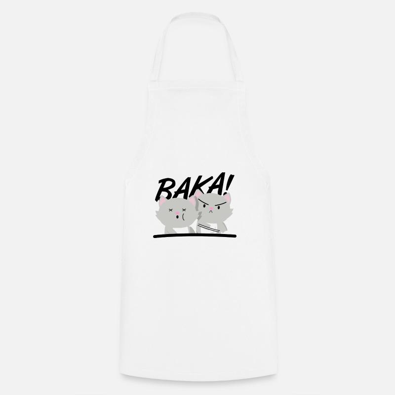 anime - Cooking Apron - white