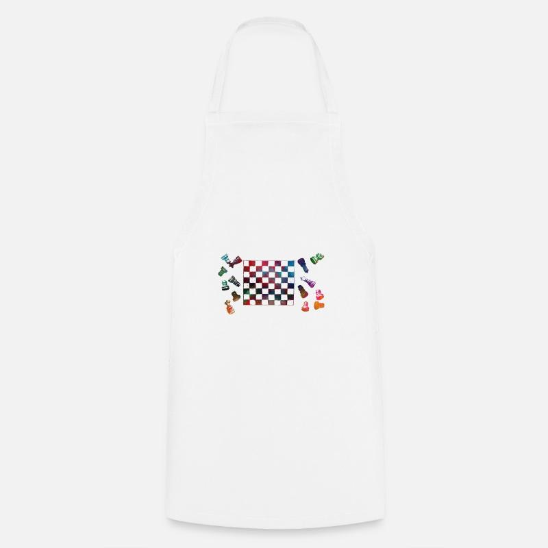 chess #chess #sport - Cooking Apron - white