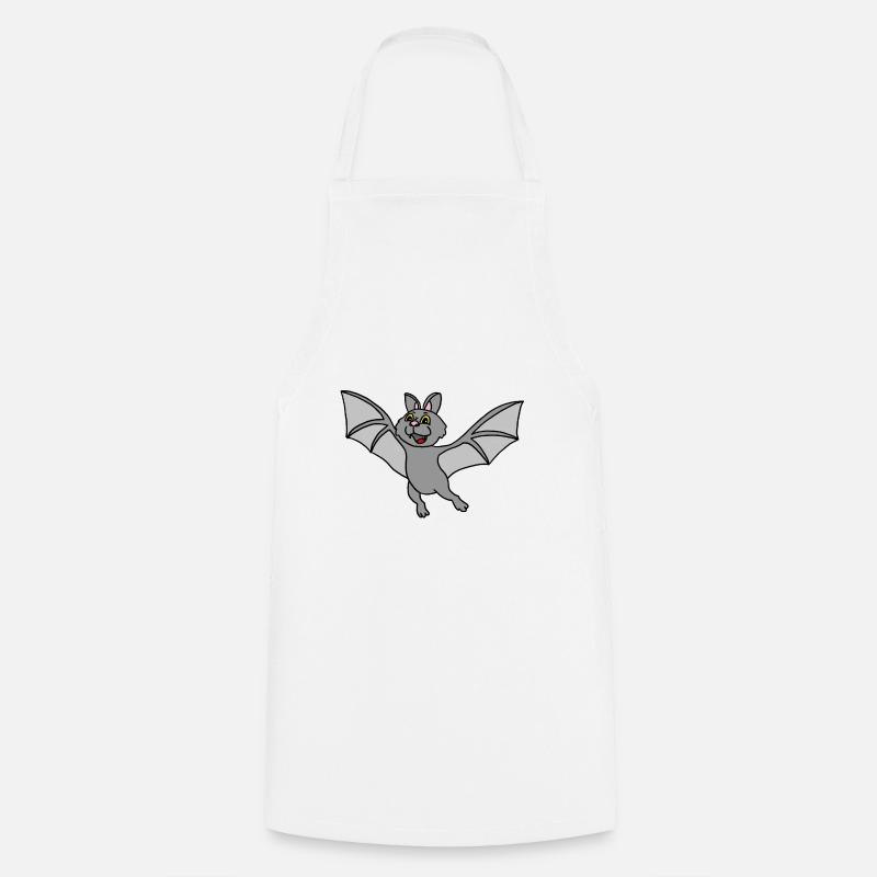 Chauve-souris, vampire, Halloween, a demandé - Tablier de cuisine - blanc