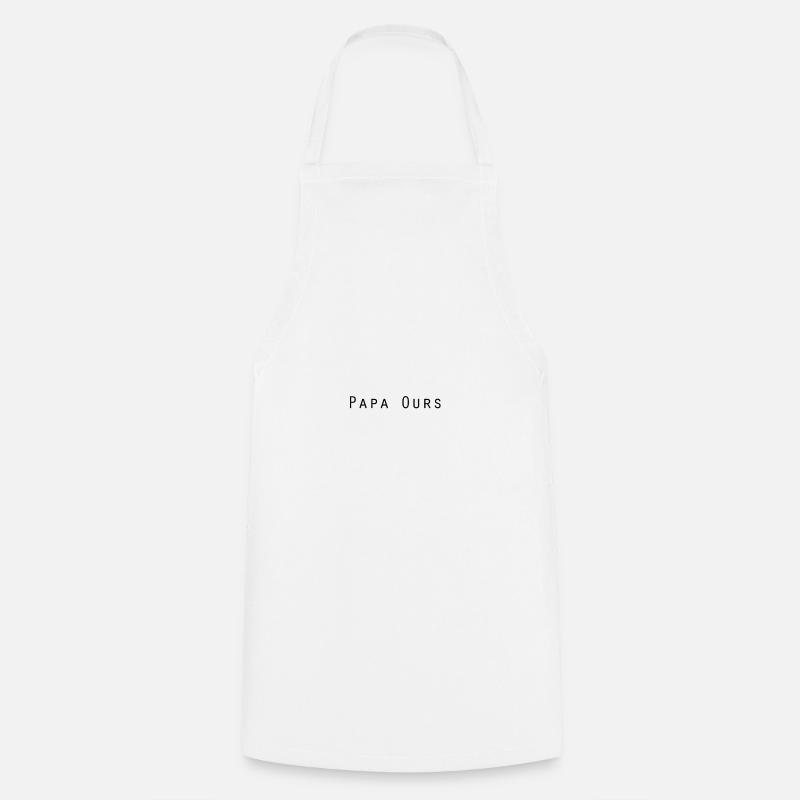 Daddy bear - Cooking Apron - white