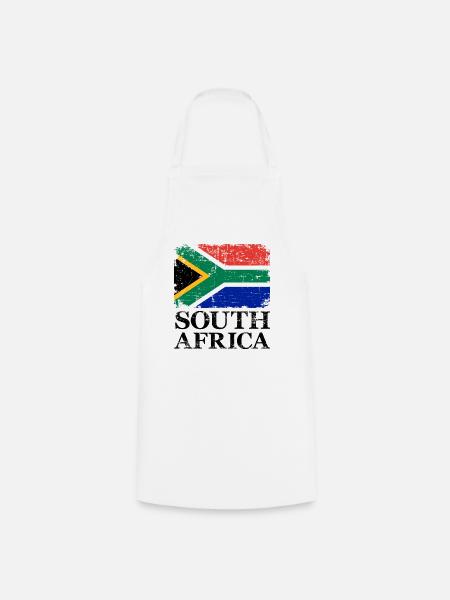 South Africa - Cooking Apron - white