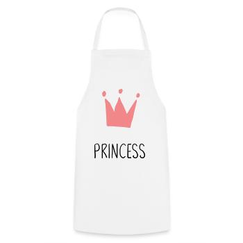 Princess princess crown gift - Cooking Apron - white - Front - AI Model Male 185 dark (185cm)