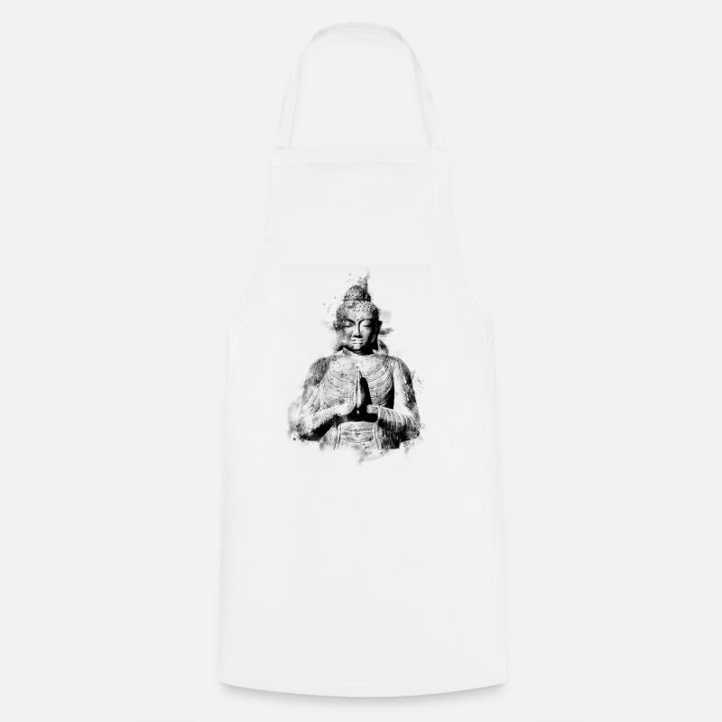 Bouddha - Tablier de cuisine - blanc