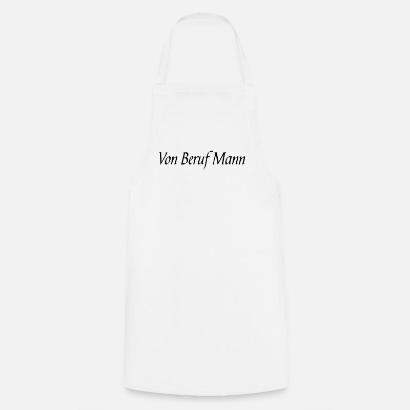 Occupation: Man - Cooking Apron - white